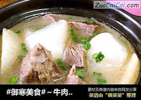 #御寒美食#～牛肉炖萝卜