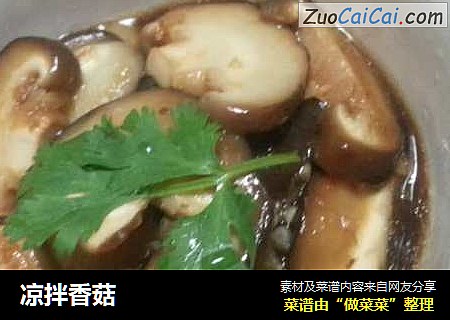 凉拌香菇