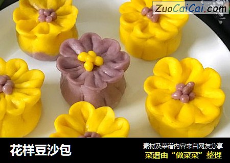花样豆沙包