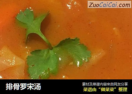 排骨罗宋汤