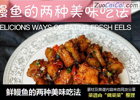 鲜鳗鱼的两种美味吃法