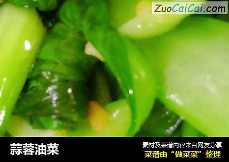 蒜蓉油菜