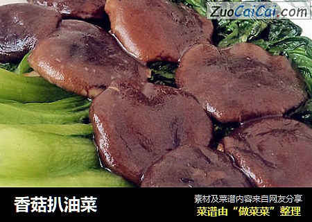 香菇扒油菜