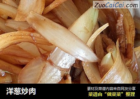 洋葱炒肉