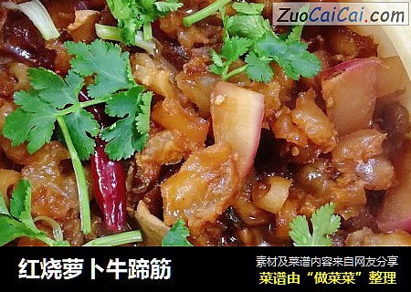 红烧萝卜牛蹄筋