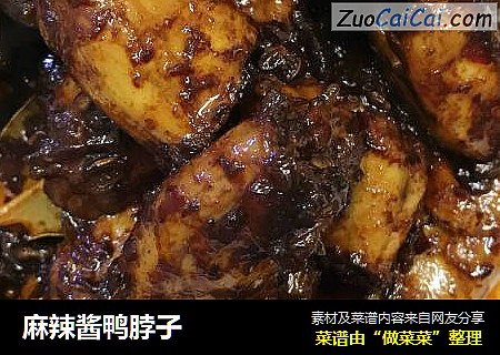 麻辣酱鸭脖子