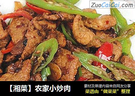 【湘菜】农家小炒肉