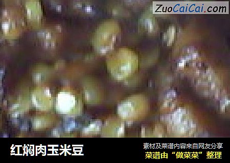 红焖肉玉米豆