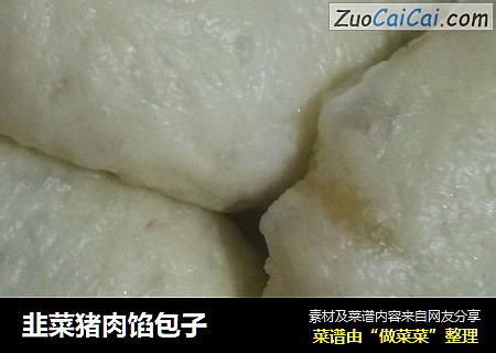 韭菜猪肉馅包子