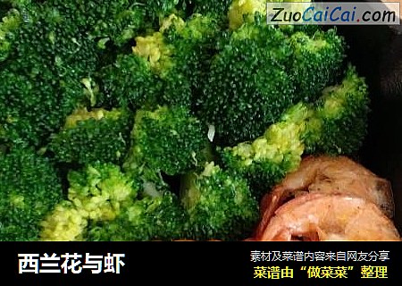 西兰花与虾