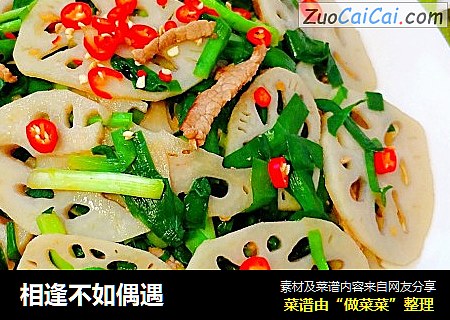 相逢不如偶遇