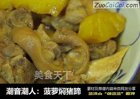 潮音潮人：菠萝焖猪蹄