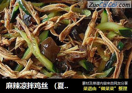 麻辣凉拌鸡丝（夏日凉拌菜）