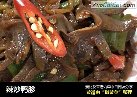 辣炒鸭胗