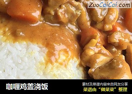 咖喱鸡盖浇饭