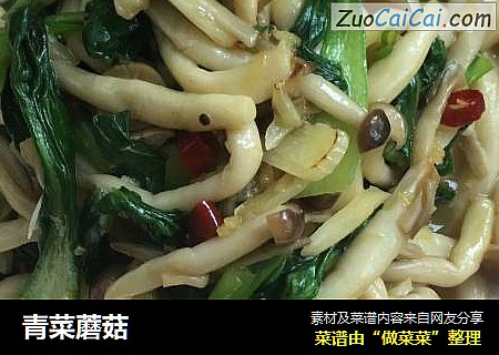 青菜蘑菇