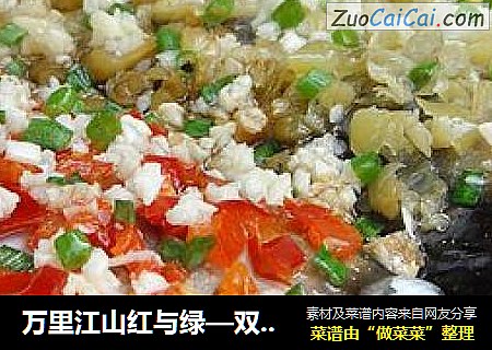 万里江山红与绿—双椒鱼头