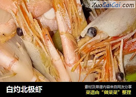 白灼北极虾