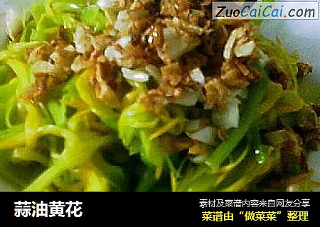 蒜油黄花