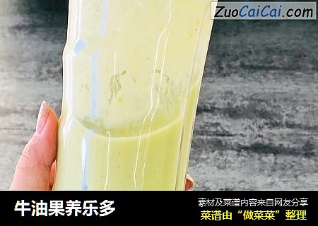 牛油果养乐多