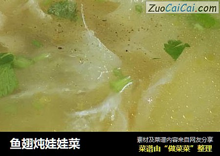 鱼翅炖娃娃菜