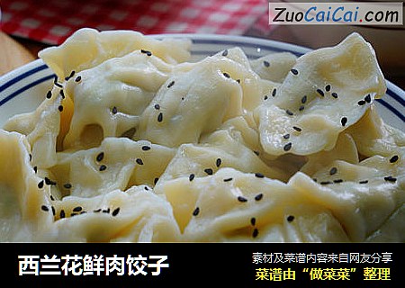 西兰花鲜肉饺子