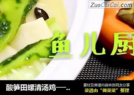 酸笋田螺清汤鸡──“鱼儿厨房”私房菜