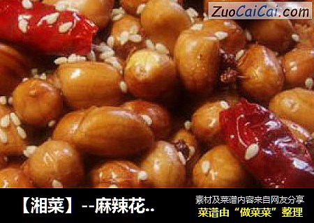 【湘菜】--麻辣花生米