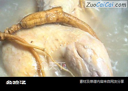 参鸡汤