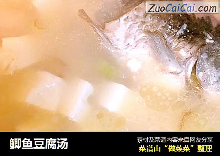 鲫鱼豆腐汤