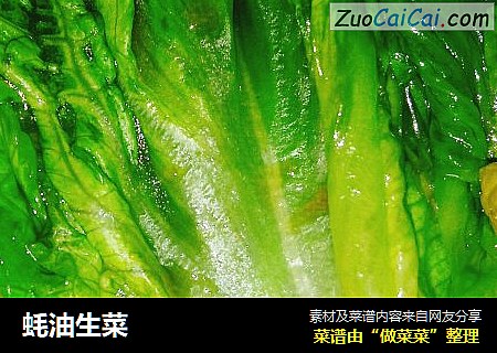 蚝油生菜