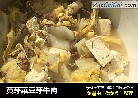 黄芽菜豆芽牛肉