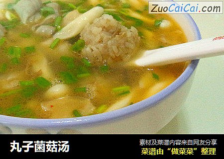 丸子菌菇汤