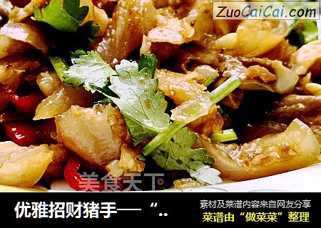 优雅招财猪手──“鱼儿厨房”私房菜
