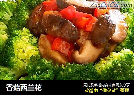 香菇西兰花