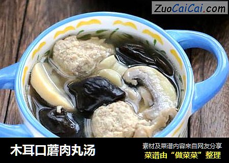 木耳口蘑肉丸汤