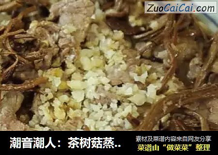 潮音潮人：茶树菇蒸牛肉