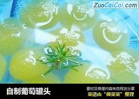 自制葡萄罐头