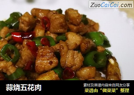 蒜烧五花肉
