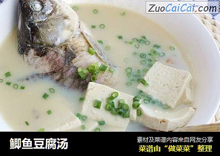 鲫鱼豆腐汤
