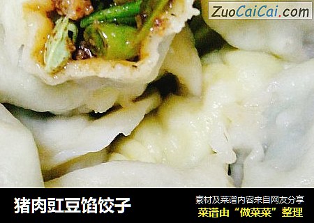 猪肉豇豆馅饺子