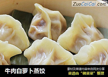 牛肉白萝卜蒸饺