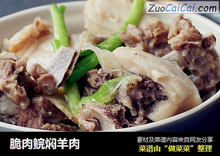 脆肉鲩焖羊肉