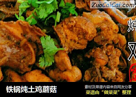 铁锅炖土鸡蘑菇
