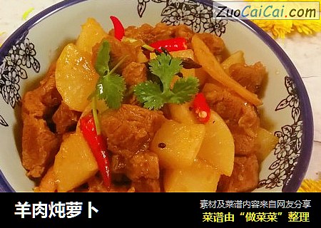 羊肉炖萝卜