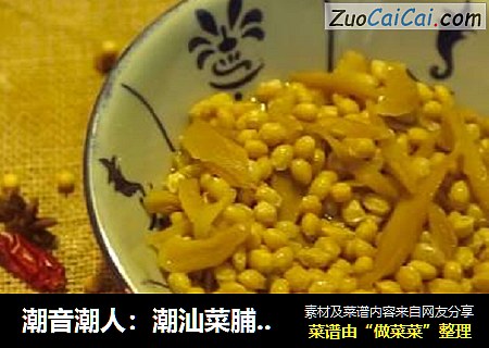 潮音潮人：潮汕菜脯黄豆