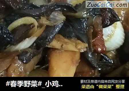 #春季野菜#_小鸡炖蘑菇