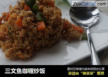 三文鱼咖喱炒饭