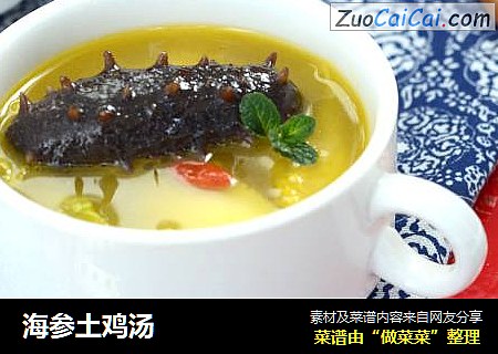 海参土鸡汤