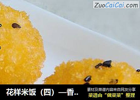 花样米饭（四）—香炸饭团
